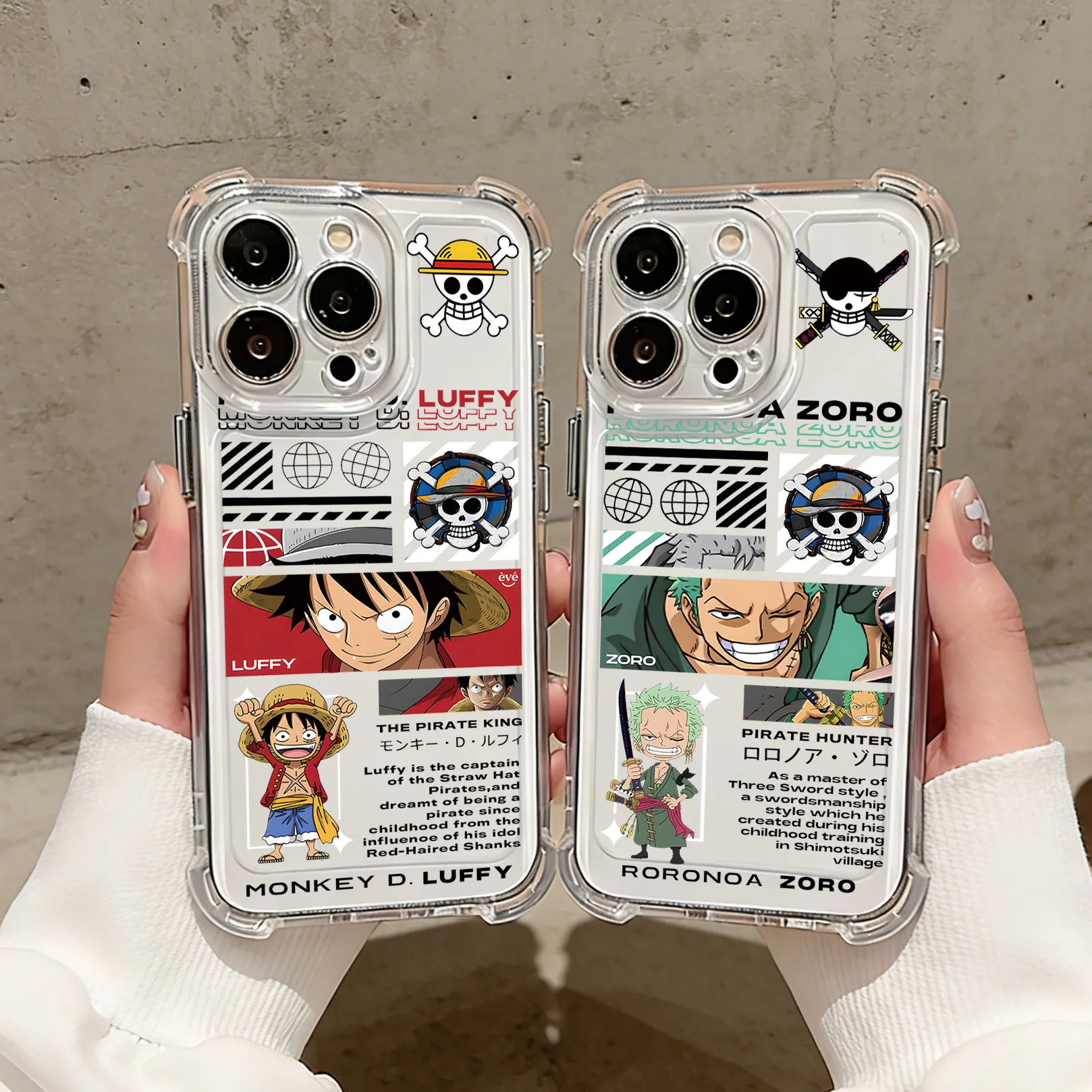 Luffys Zoros Phone Case For Samsung A37 A57 A17 A07 A06 A56 A26 A33 A54 A51 A13 A73 A55 A53 A36 A35 A34 A25 A24 A23 A16 4G 5G