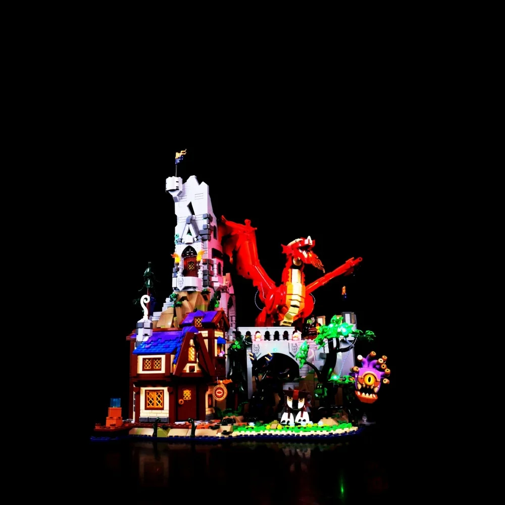 

Lighting Set For LEGO Dungeons Dragons Red Dragon Tale RC Version Not Include Building Block (Only Led Light Kit)