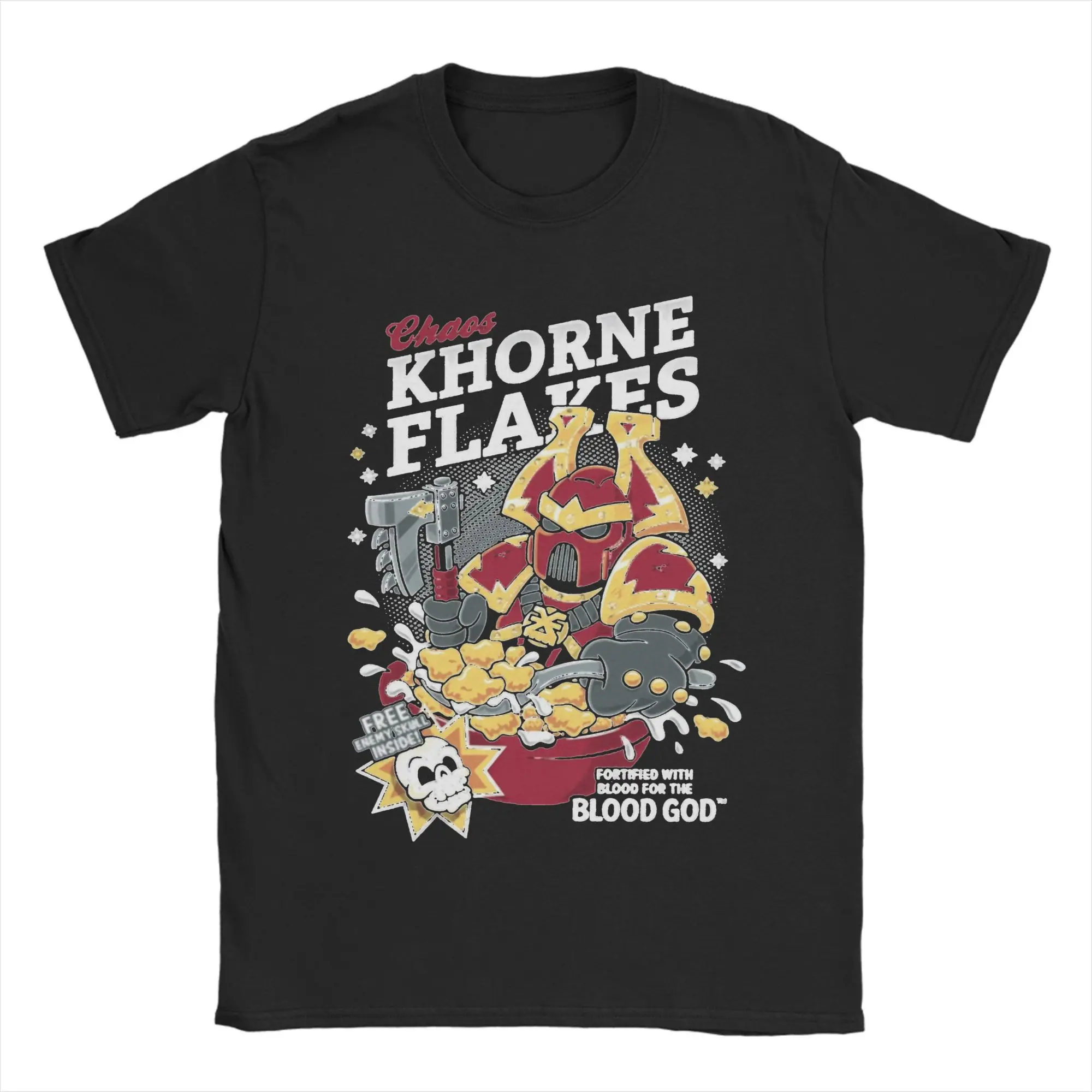 Men Women Chaos Khorne Flakes Shirt Cotton New Arrival Tee Shirts W-Warhammer 40k Clothing Outfits