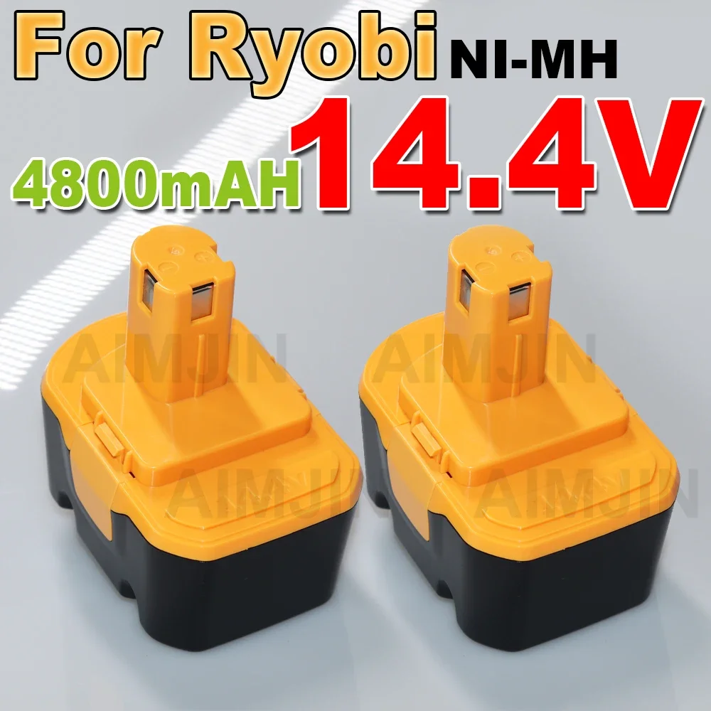 

Для Ryobi 14,4 В 4800 мАч Аккумулятор SaftSafety Совместимость R10521 RY6201 RY6202 130224010 130224011 130281002 1400144 1314702