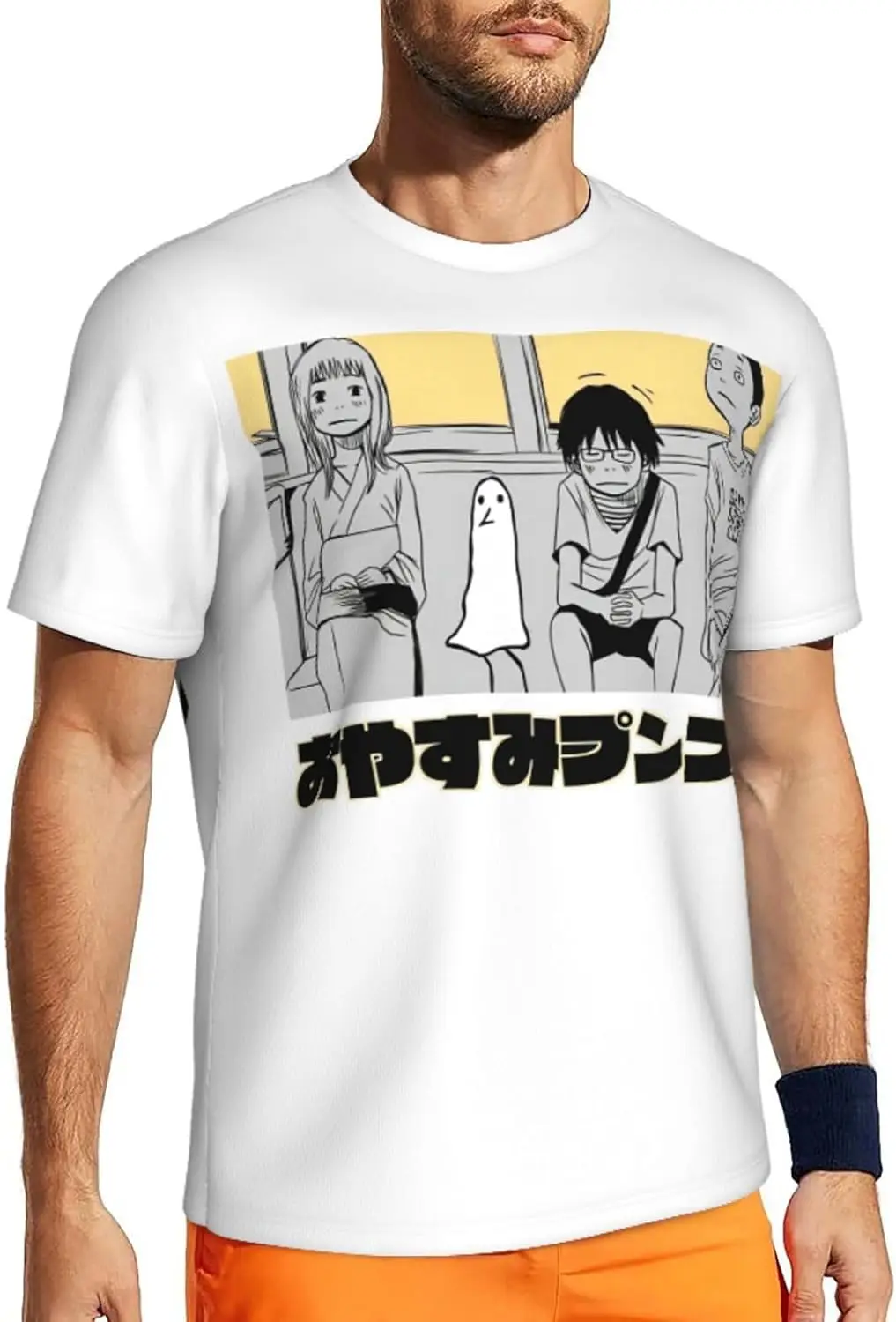 

Anime Goodnight Punpun Shirt Men's Sports Round Neck Short Sleeve Tee Tops