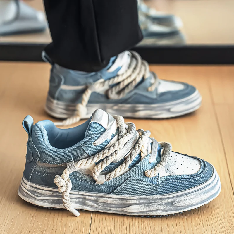 

Men's Breathable Casual Sneakers Luxury Trainer Fashion Loafers Comfortable Running Shoes Race Tenis