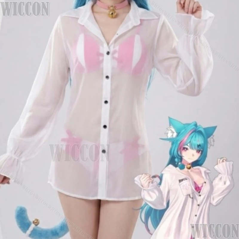 

Mint Leisure Holiday Neverness To Everness Cosplay Homewear Pajamas Swimsuit Character Outfit Halloween Navidad Carnaval Moe Cos