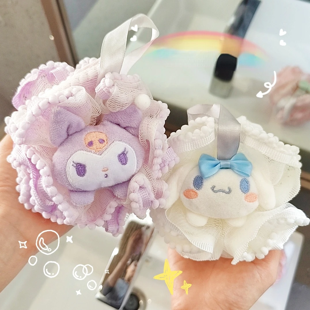 Shower Ball Girl Bubble Cute Extra Large Bath Bag Insoluble Baby Shower Sponge Household Gentle Exfoliation Back Scrub Tool