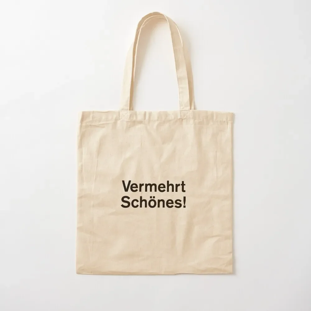 

Vermehrt Schnes! Tote Bag supermarket folding bag Canvas canvas tote bag Canvas