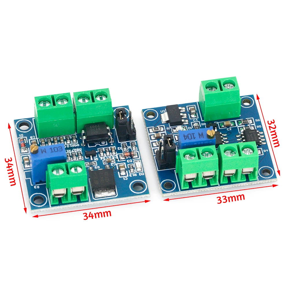 PWM to Voltage Converter Module 0%-100% to 0-10V for PLC MCU Digital to Analog Signal PWM Adjustabl Converter Power Module image 2