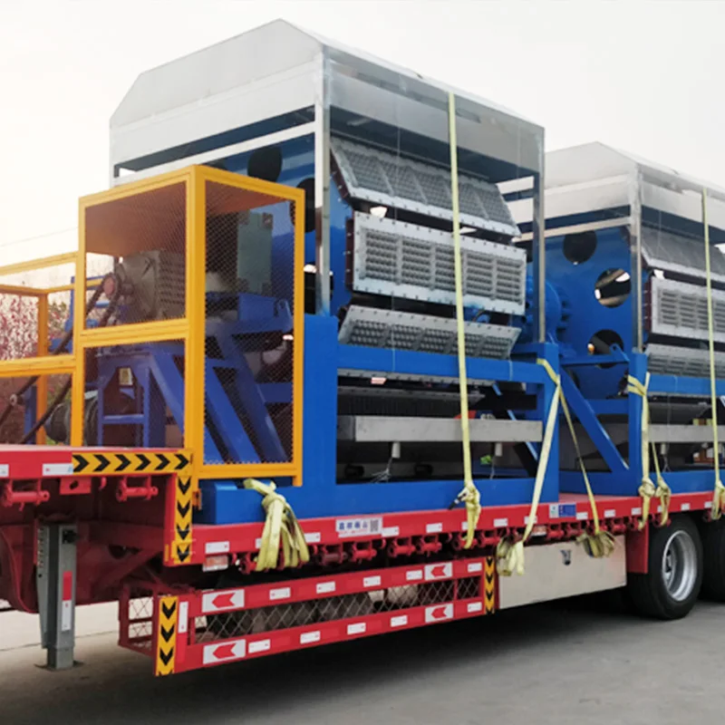 Heavy Duty Egg Tray Making Machine High Speed Pulp Molding System Packaging Production Line Egg tray forming machine Customized