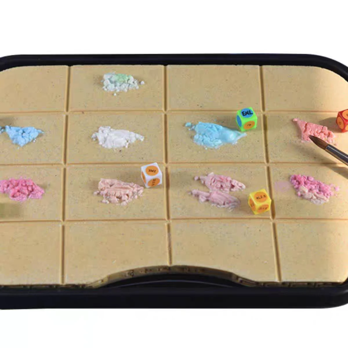 

2 Size Dental Lab Adjustable-free Moisturizing Ceramic Palette Denture Making Porcelain Tray Laboratory Dentistry Tools