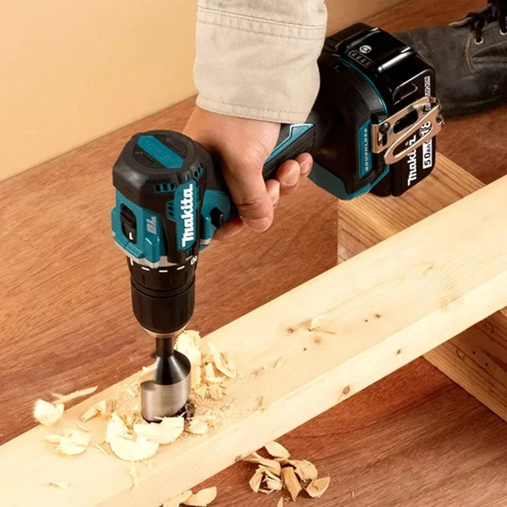 100% originální Makita 9Ah6Ah/5Ah pro Makita 18V nářadí Náhradní lithiová baterie + nabíječka + elektrická vrtačka - náhled 6