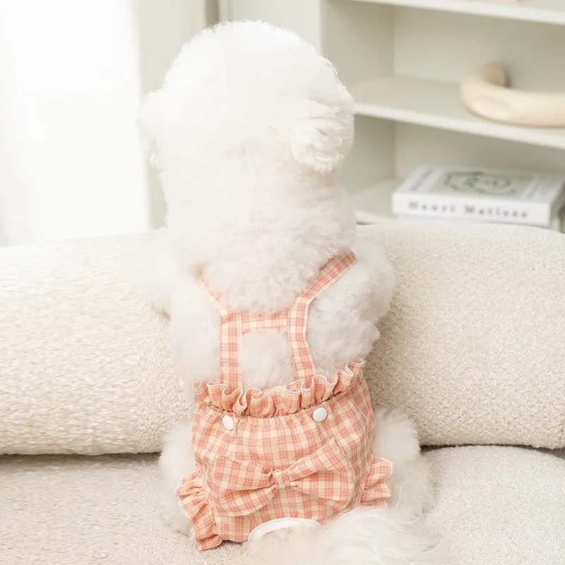 Female dog physiological pants Female menstrual aunt period sanitary napkin anti-pregnancy safety pants anti-mating teddy pet