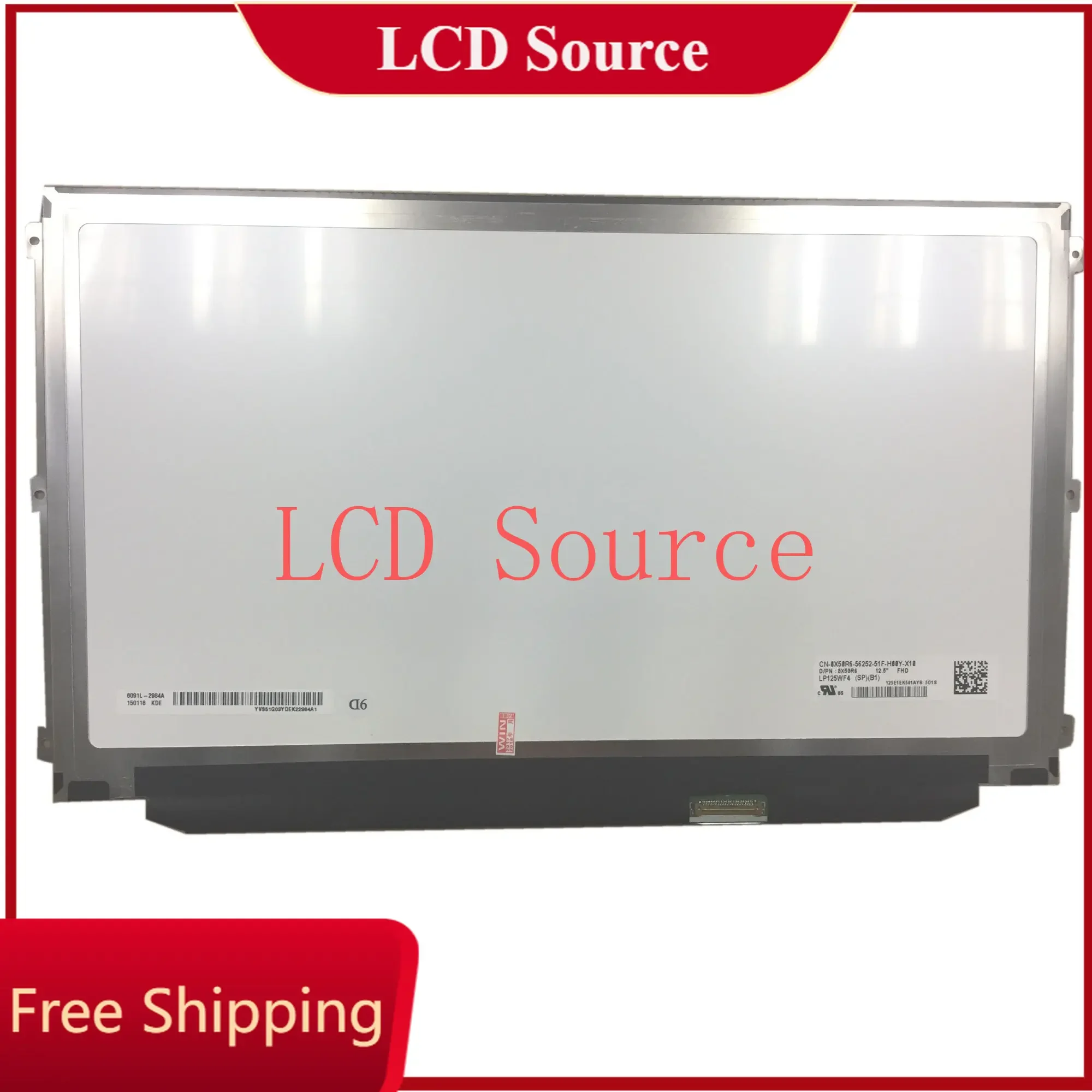 LP125WF4 SPB1 12.5inch IPS EDP 1920*1080 30 PIN LCD Screen