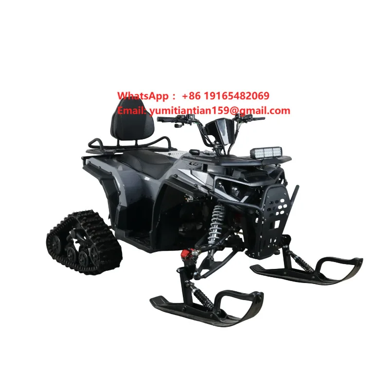 Winter 200cc Chinese Snowmobile: Air-cooled and Oil-cooled Four-stroke Snowmobile  a Must-have for Russian Winters