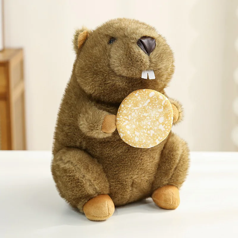 Kawaii fatto a mano morbido marmotta bambola di peluche ripiene cartone animato anime carino regalo di compleanno per bambini regalo di Ognissanti