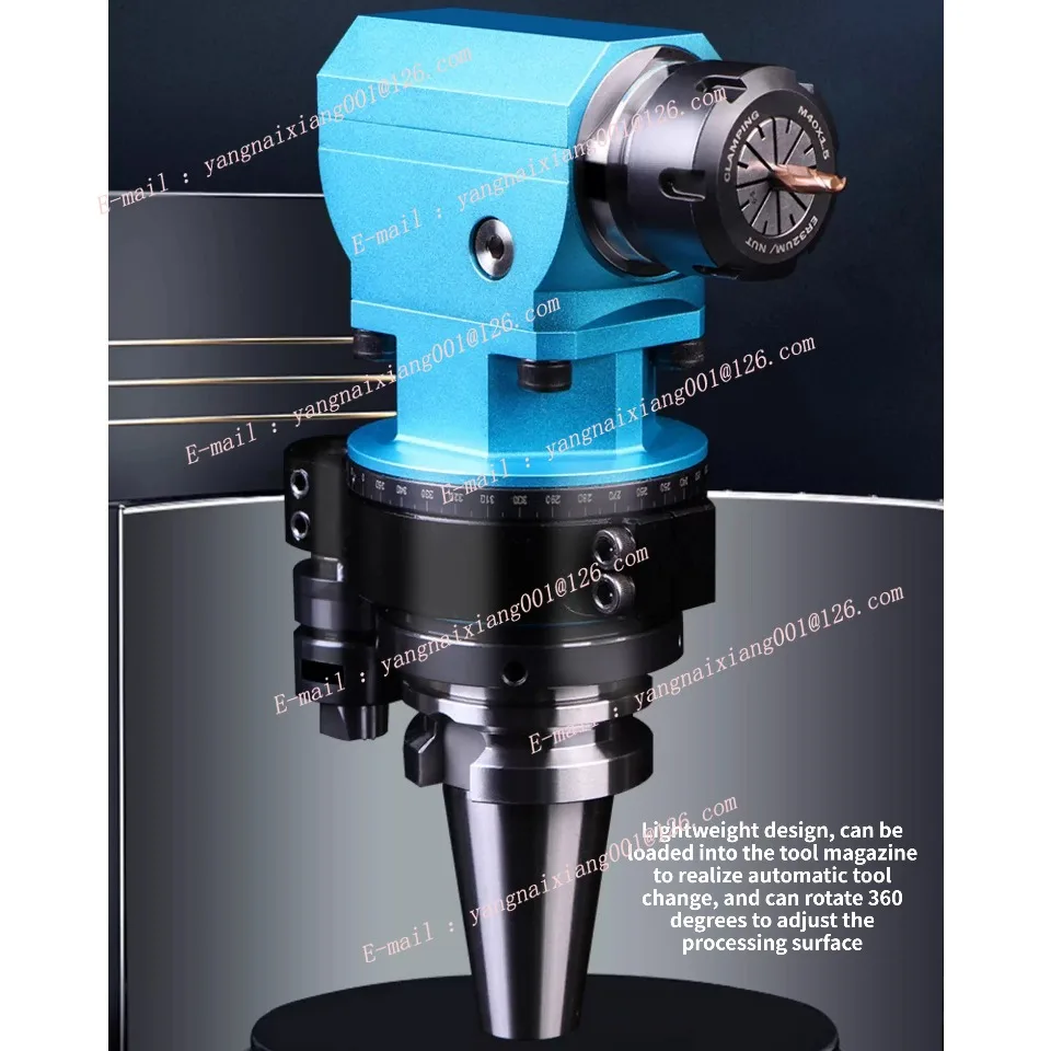 Machining Center Side Milling Right Angle Head BT50-ER25 32 40 BT40-90° Angle Head Side Milling Cutter Shank Tool Holder