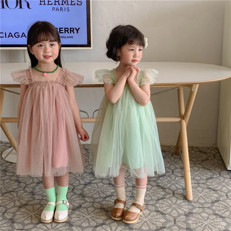 Baby Girls Dress for Summer Tulle Lace Vestidos Wedding Party Kids Dresses for Girls Princess Girl Dress