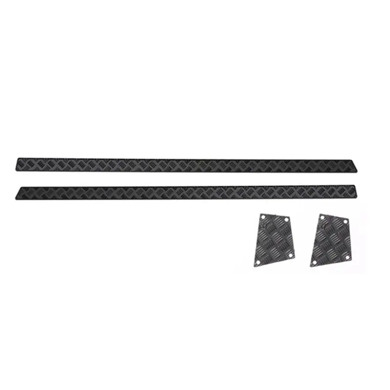 

ABXE-Metal Steel Side Anti-Scratch Skid Plate Trim Decorative Sheet For Traxxas TRX4M Defender 1/18 RC Car Upgrade Parts