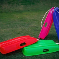 Winter Sports Snow Skiing Pad Sled Sledge Skiing Board Outdoor Thicken Plastic Sand Grass Sleigh Slider Grass Skiing Board