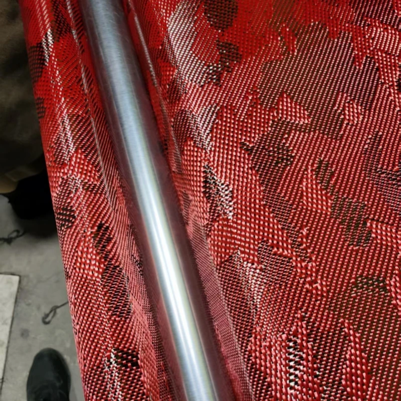 

3K 240gsm camouflage pattern carbon fiber Kevlar fiber blended fabric 40"/100cm wide for car and motorcycle modification