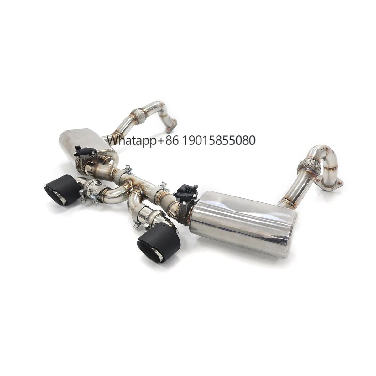

Ecnal for 2013-2015 Porsche Cayman Boxster 981 2.7L 3.4L Sports Muffler Valve Exhaust 981 to GT4 SS304 Valve Exhaust