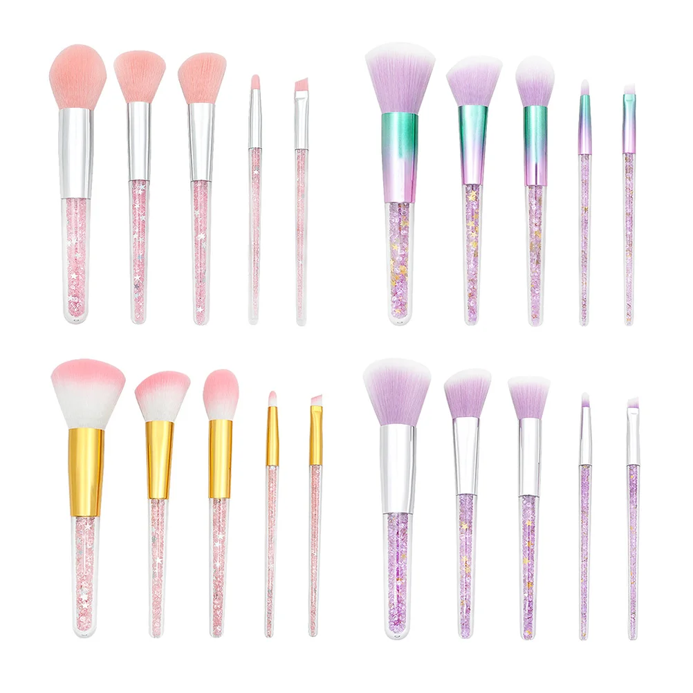 

5 Pcs/1 Makeup Brush Set Daily Use Liquid Blush for Cheeks Practical Eye Shadow Women Eyeshadow Brushes Small