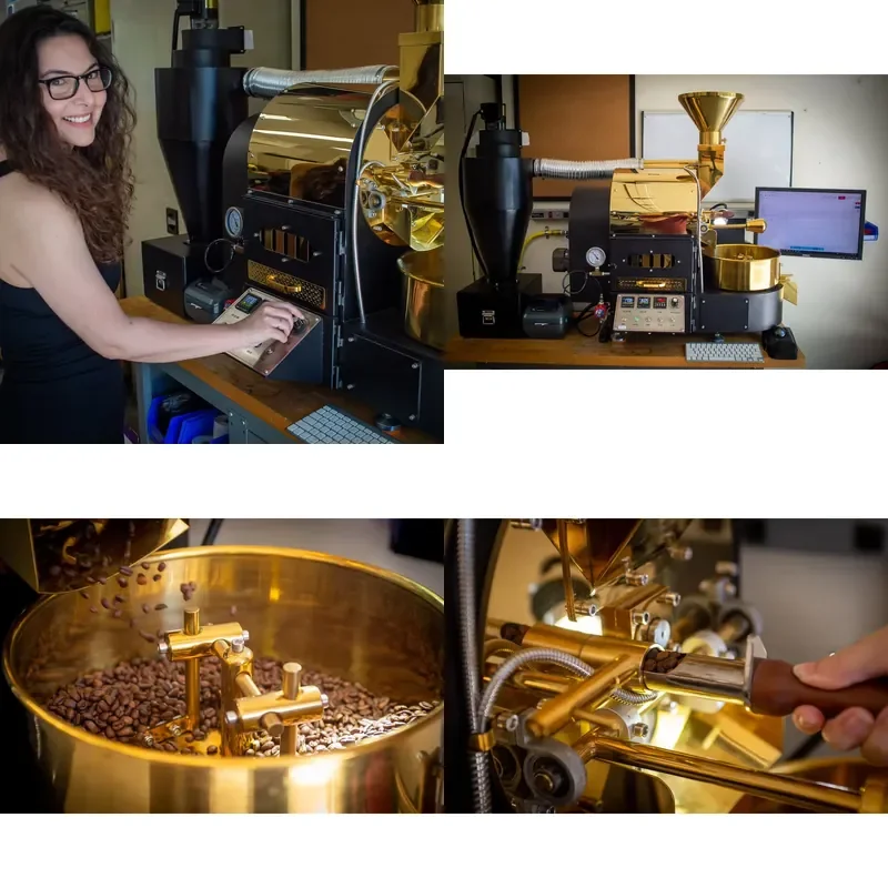 for Yoshan 2022S Coffee Roaster with Handmade Software for Home Coffee Bean Roasting Plus Chaff Collector