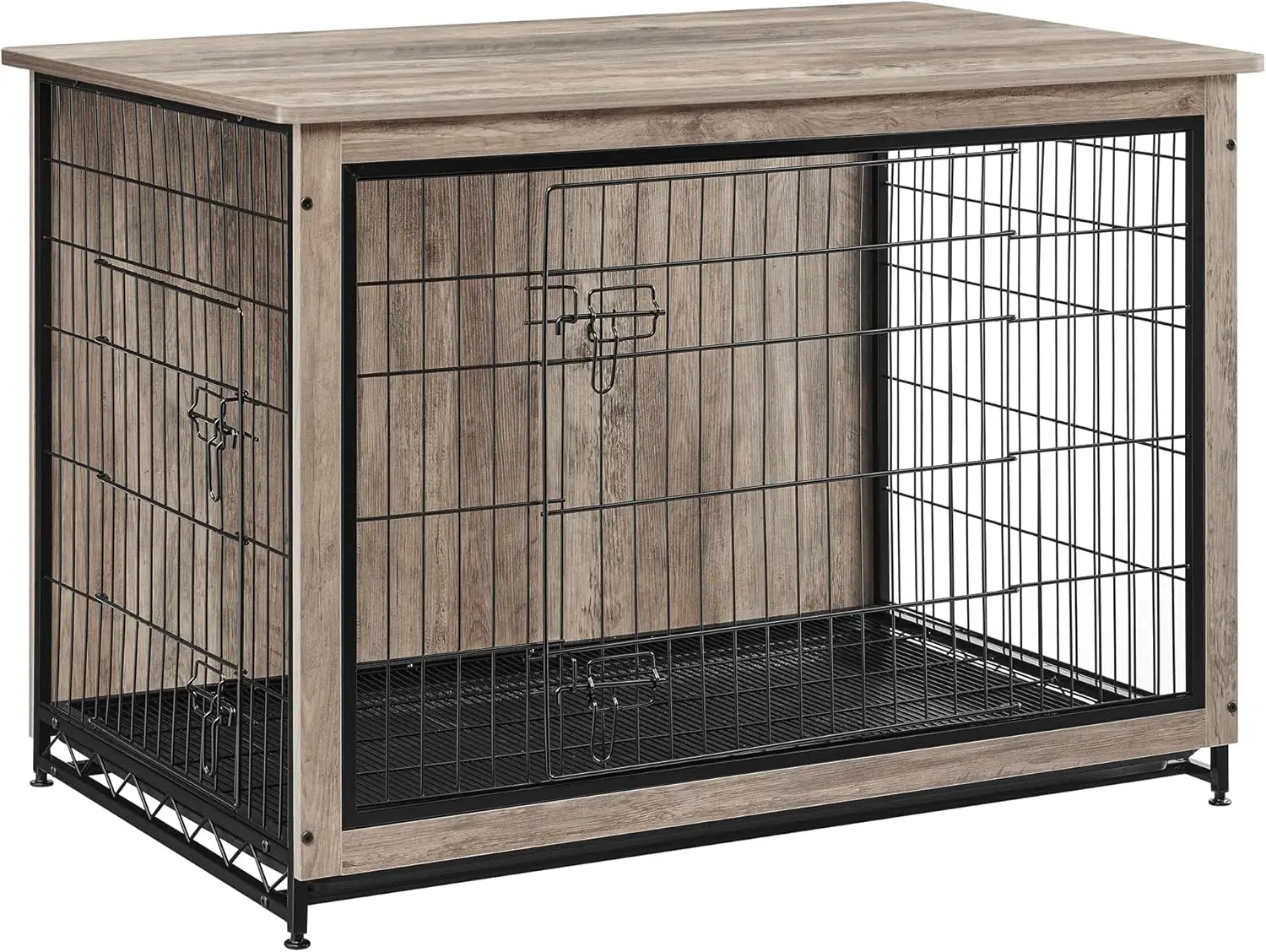 Dog Crate Furniture, Side End Table, Modern Kennel for Dogs Indoor up to 80 lb, Heavy-Duty Dog Cage with Multi-Purpose