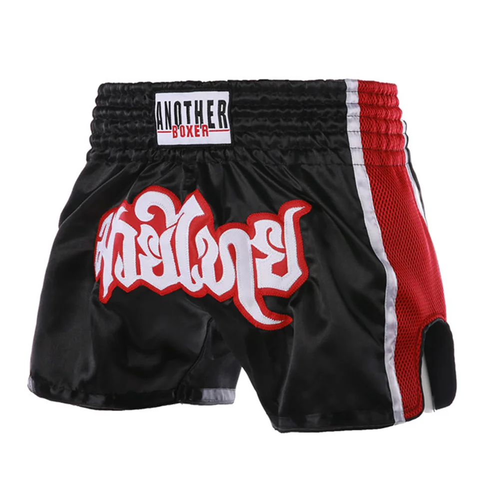 Workout Gear Boxing Shorts Breathable Fabric Comfortable Materials Elastic Waistband Fiber Blend Workout Shorts