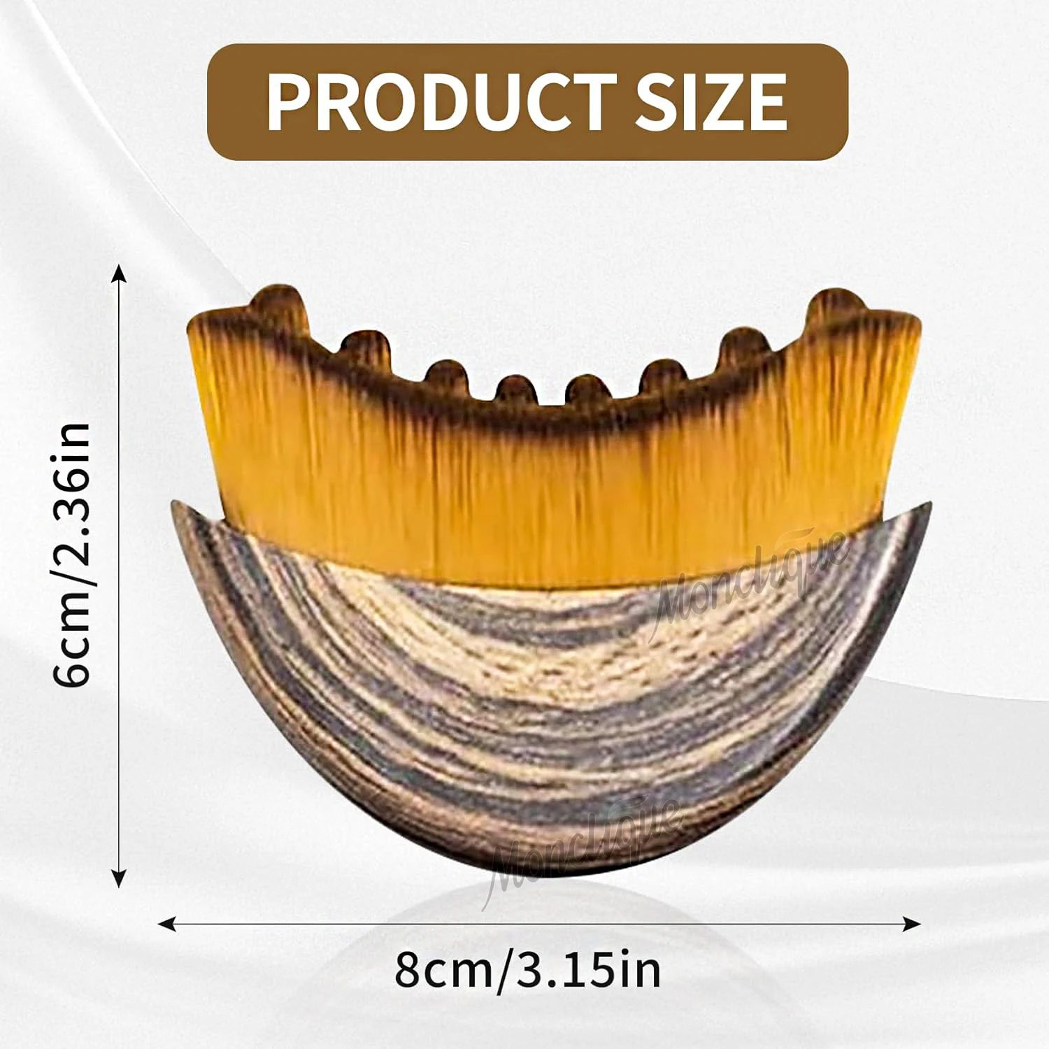فرشاة كفاف اللمفاوي للوجه، تدليك التصريف اللمفاوي، شعيرات ناعمة تعزز الدورة الدموية، أداة العناية بالبشرة أثناء السفر المتينة #6