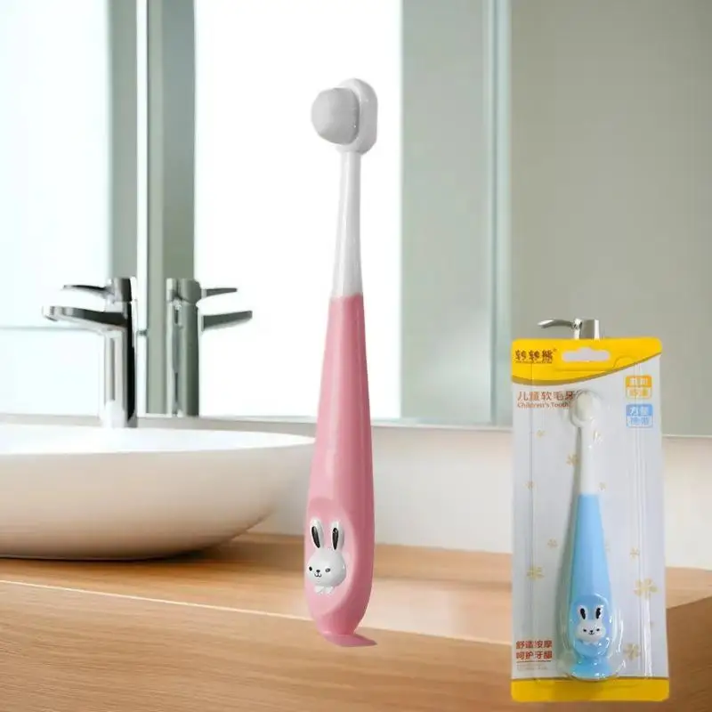 Million Nano Bristle Children's Toothbrush with Cute Designs, Perfect for 2-12 Year Old Kids