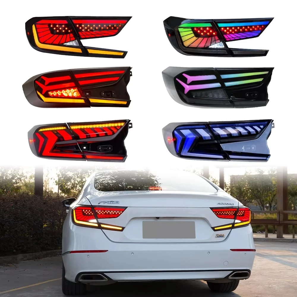 

Car Parts Tuning Led Tail Lamp Modified Led Tail Lights for Honda Accord 10th Gen Rear Lamp 2018 Auto Cars Accessories