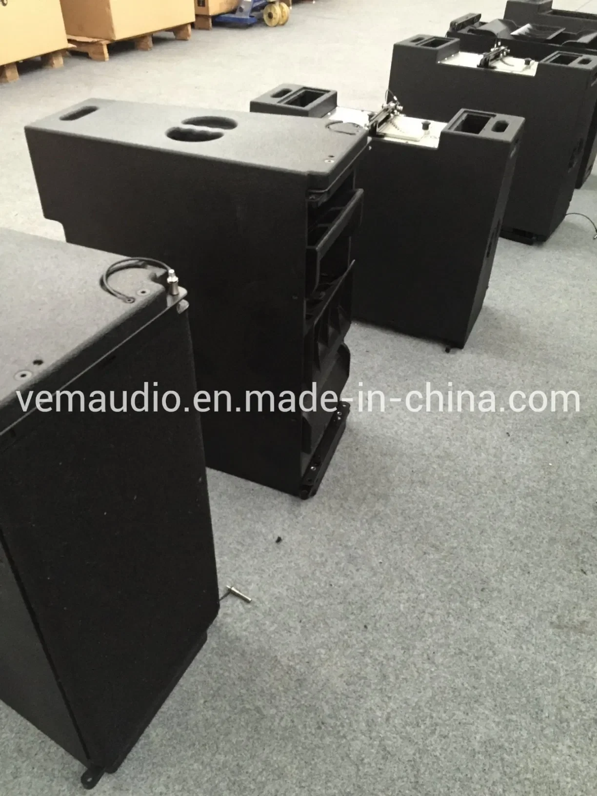 VM36 Three-Way 10inch Line Array Cabinet Wide Coverage For Fixed Church Theater Sound