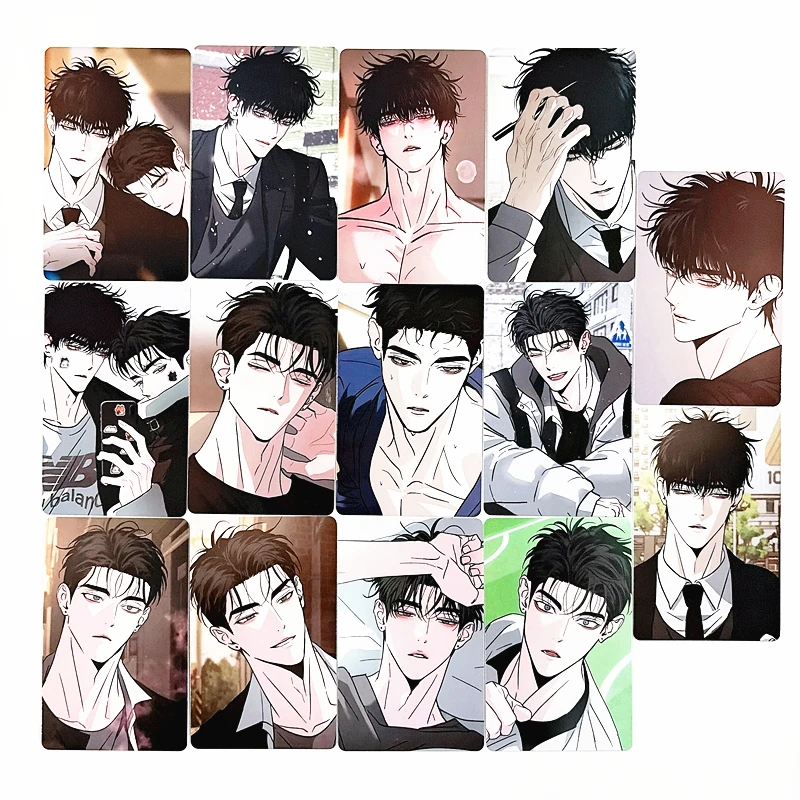 

14Pcs Korean BL Manhwa Lomo Cards, Lots of Secrets XX HD Photocards, Cartoon Character Collection Perfect Gift for Fans