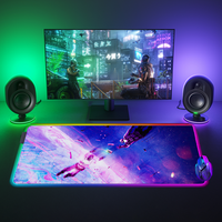 Backlit Extended Pad LED Xxl Gaming Mouse Pad 900x400 CS-GO Mousepad Gamer RGB Laptop Accessories Mouse Mats Deskmat Mause
