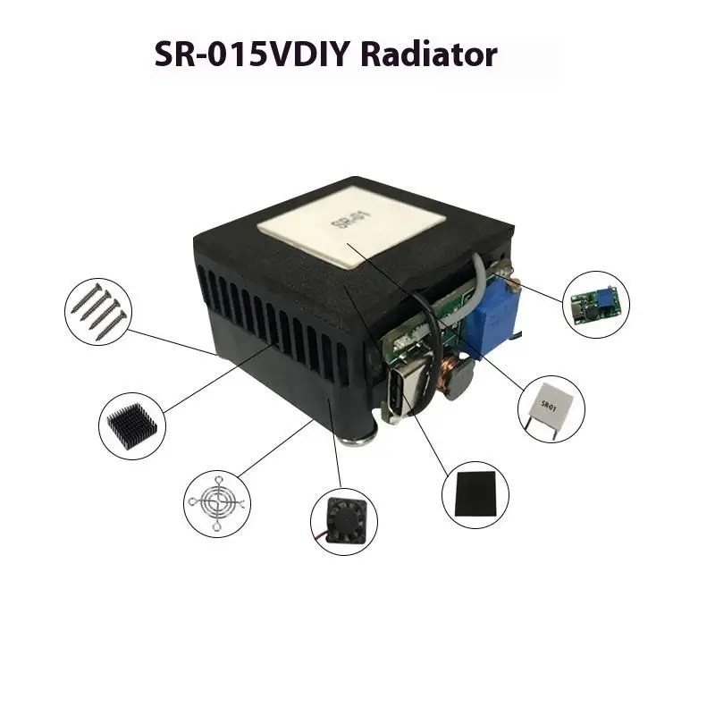 1 Set 40*40MM Semiconductor Refrigeration Chip SR-01 5V DIY Thermoelectric Cooler Peltier Elemente Module