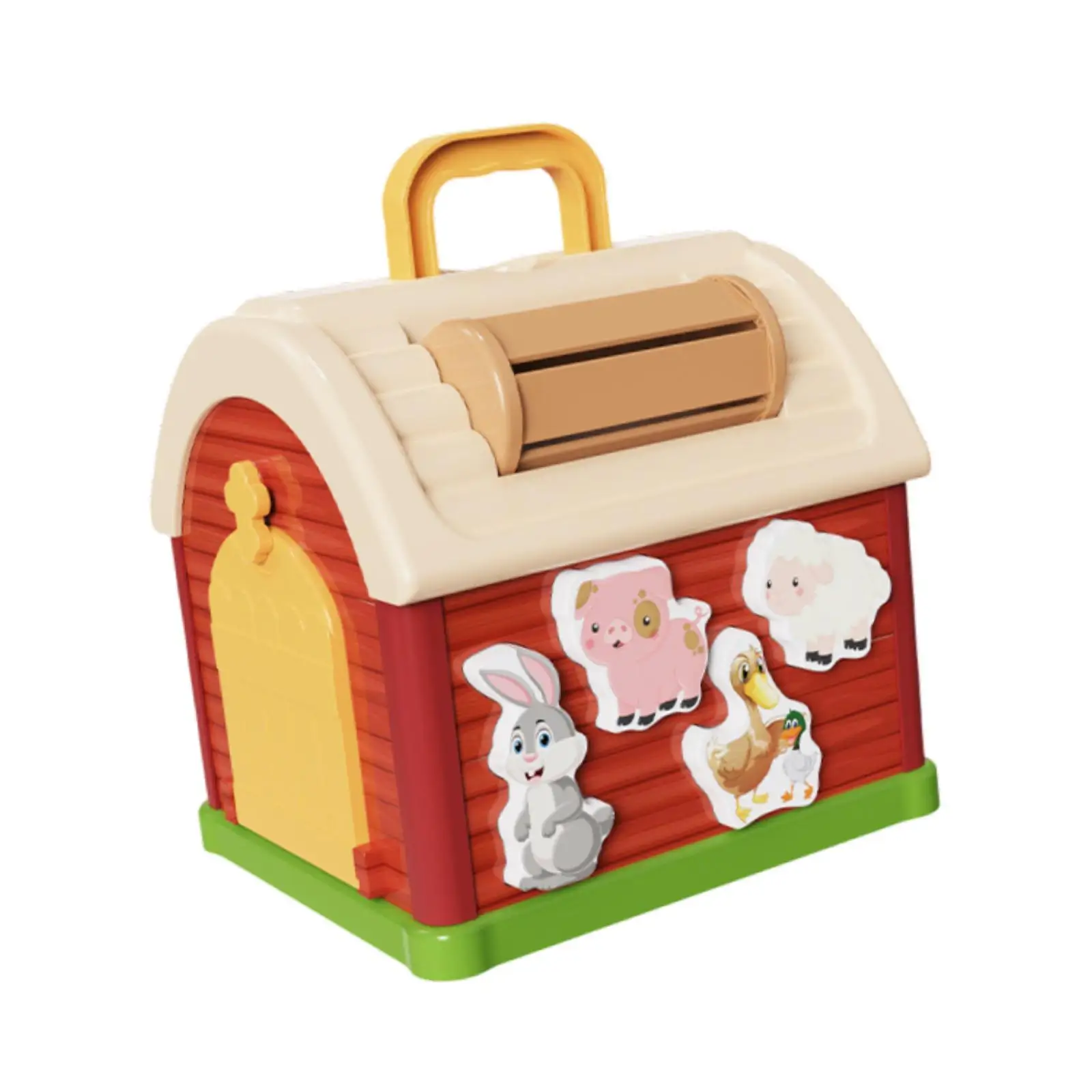 Vormsorteerder Baby Activiteit Kubus Kid Farm Animal Matching Toy Educatief speelgoed Kleurwaarneming Speelgoed voor kleuters