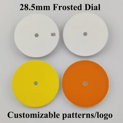 28.5mm Dial Solid Color Frosted Watch Dial DIY Watch Faces Custom Pattern/Logo Watch Parts Fit NH35 Movement
