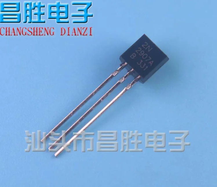 100pcs 2N2907 TO-92 PNP Transistor 2907A 0.8A 60V 2N2907A