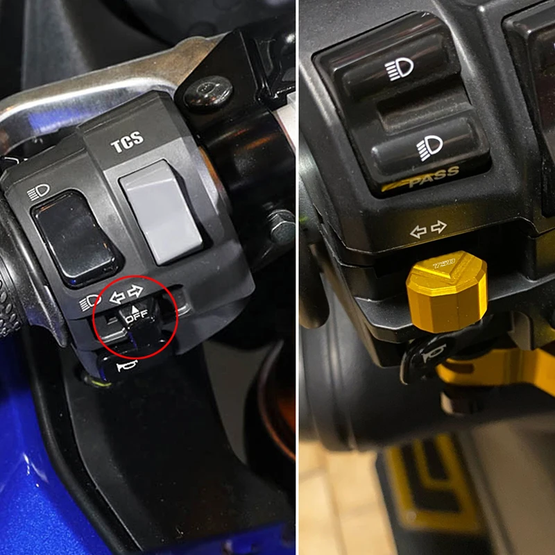 Tappo del pulsante dell'interruttore per SUZUKI GSX-S GSXS 750 1000 GSXS750 GSX-S750 GSXS1000 GSX-S1000 Indicatore di direzione Tappo chiave Accessori moto
