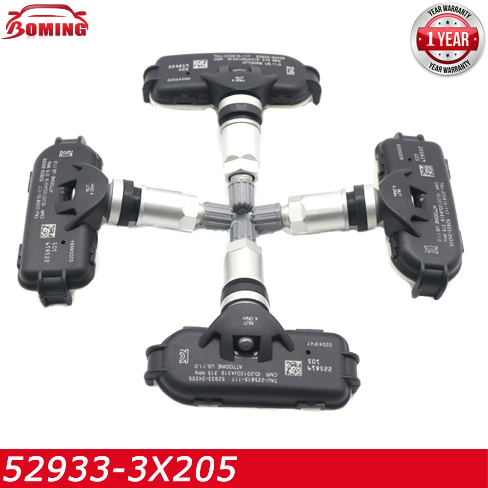 

52933-3X205 НОВЫЙ датчик контроля давления в шинах TPMS 315 МГц для Kia Forte 2013-2024 для Hyundai Elantra 2012-2017 52933-A7000