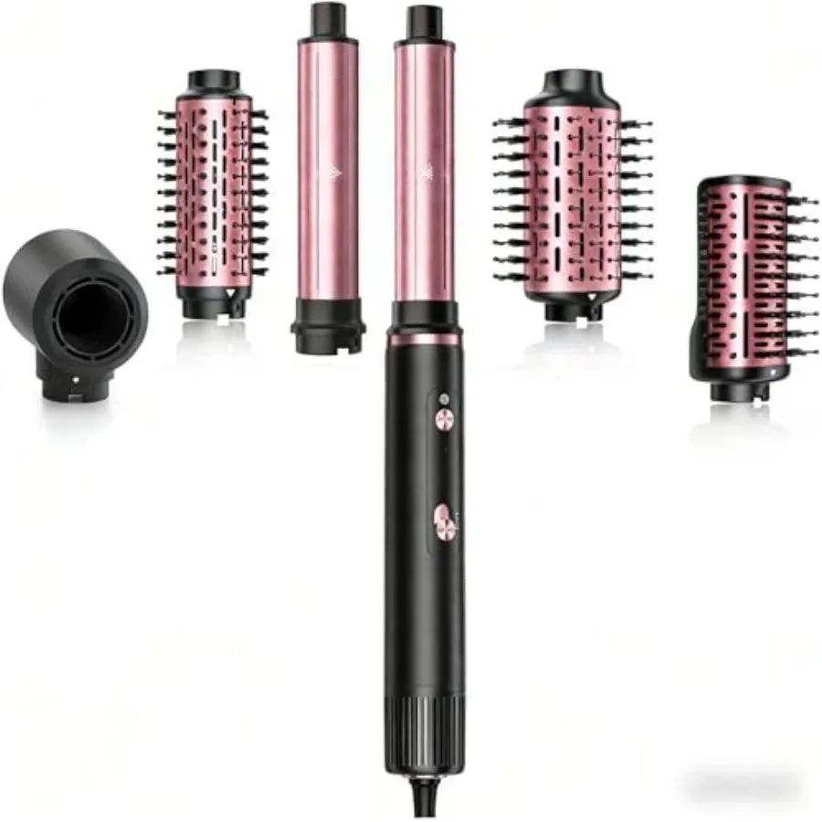 

SKIMI 110, 000 RPM Brushl Motor Hair Dryer Brush - 5 Multi-Styler for Fast Drying, Curling, Volumizing and Straightening High-S