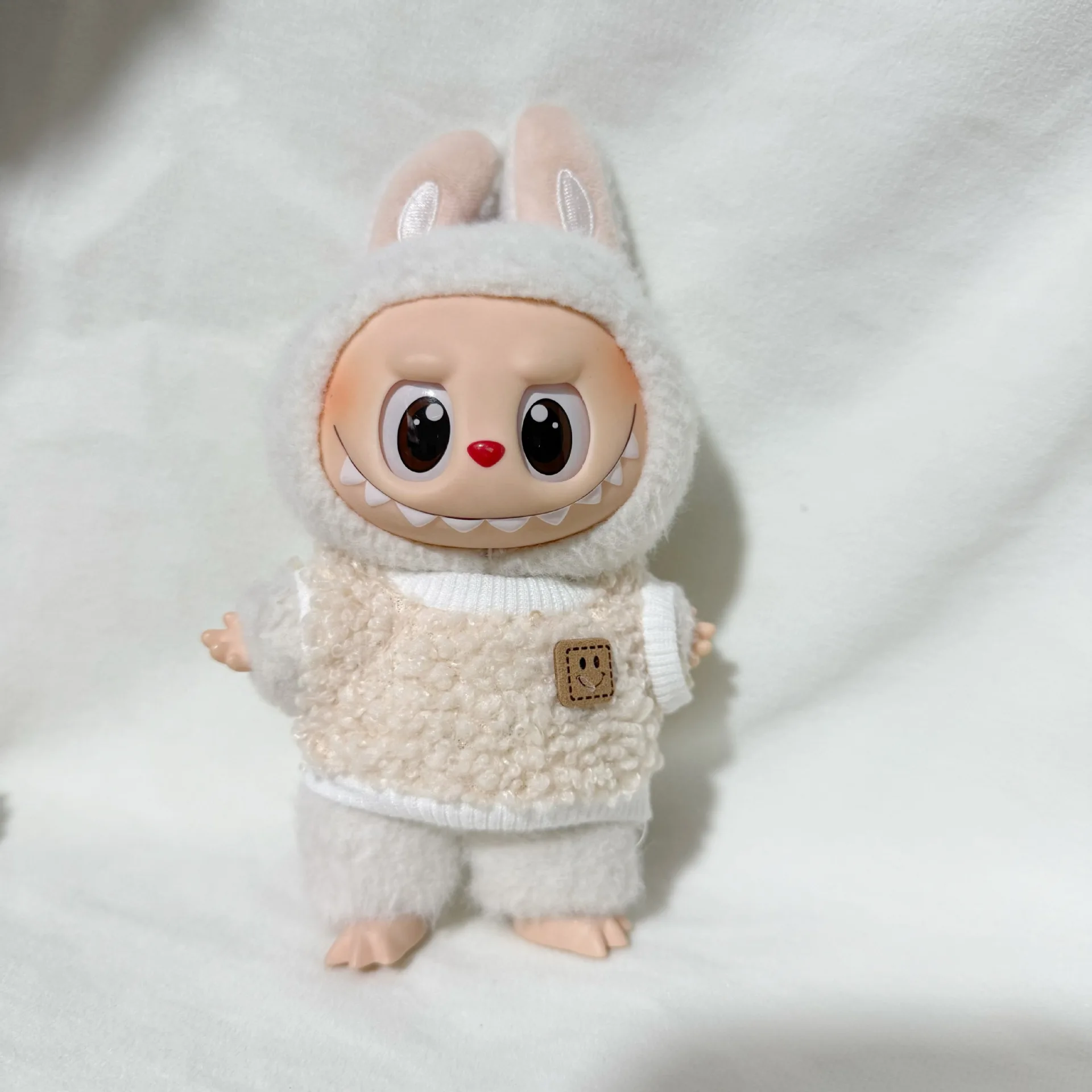 

17cm Cute Mini Plush Doll'S Clothes Outfit Accessories For Korea Kpop Exo Labubu Idol Dolls Hoodie Skirt Clothing DIY Girl Gift