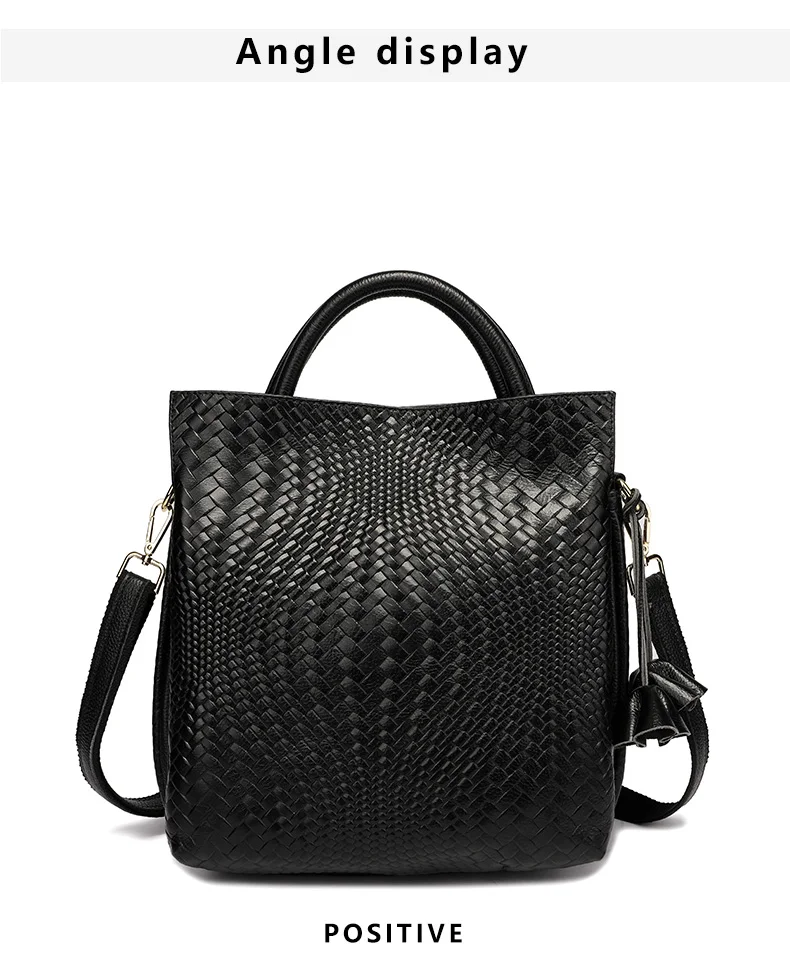 Luxuriöse Handtaschen aus hochwertigem Leder, minimalistisch, weiches Kalbsleder, lässige Tragetasche, modische Damenhandtasche – Detail 8