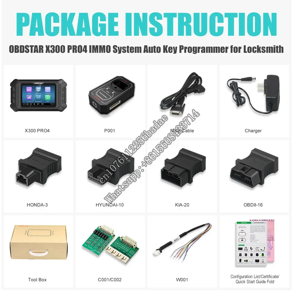 مبرمج obdii تشخيص مفتاح ماستر 5 obdstar x300 Pro4 يعمل مع مجموعات MOTO IMMO أدوات تشخيص الدراجات النارية