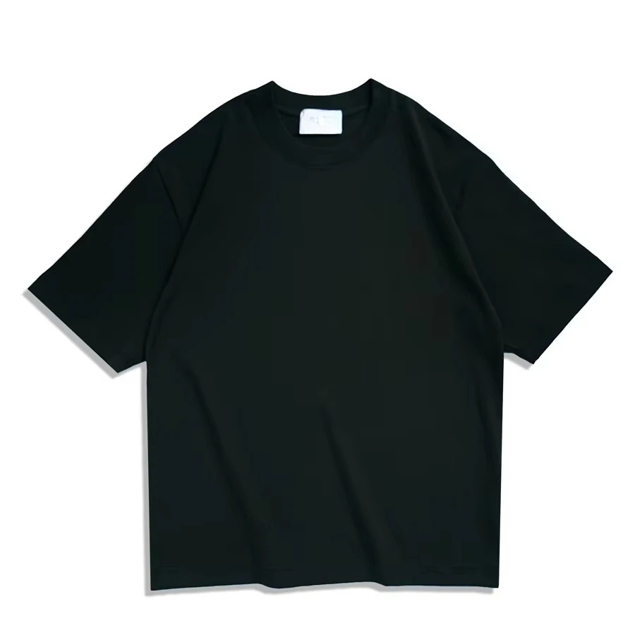 Koreanische Streetwear Damen Oversized Sommer Herren Mehrfarbiges Casual Damen T-Shirt Unisex Basic Einfarbiges Junges Cooles Top – Detail 4
