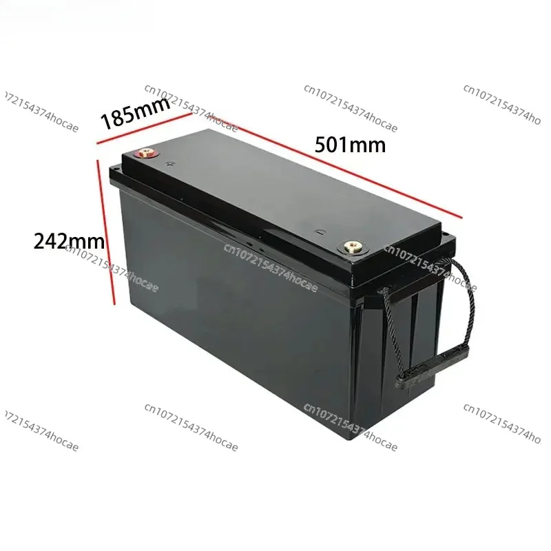 12V 24V solar battery storage box 150Ah 180Ah 200Ah 280Ah 320Ah yacht RV battery plastic waterproof storage box