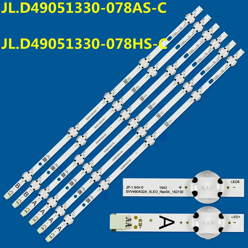 20set LED Strip For D49F279N3CW VES490UNDS-2D-N13 JL.D49051330-078HS-C 078AS 49L2863DG 49L3863DB 49U5766DB TE49283N25F1C10D