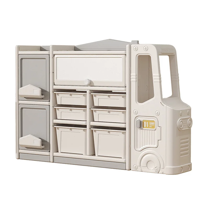 #Toy picture book storage,children's floor-standing storage rack, building blocks, plastic storage cabinets, cars, sundries sort