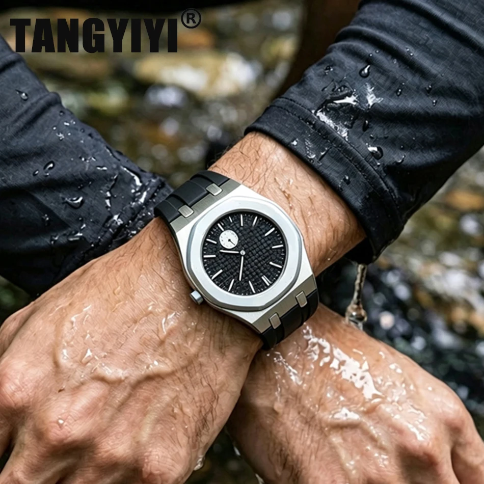 Edelstahlgehäuse Silikon-Uhrenarmband für Swatch X AP Royal POP Integrierte Modifikation zum Wechseln zum Armbanduhrenzubehör
