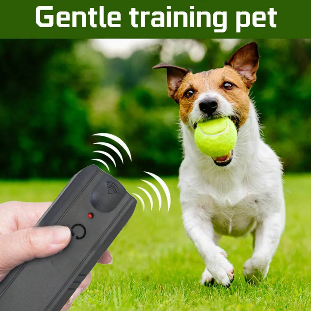 Dog Repeller Led Ultrasonic From Dogs Anti Barking Device Laser Dog Repeller Training Device Outdoor Gadgets Without Battery