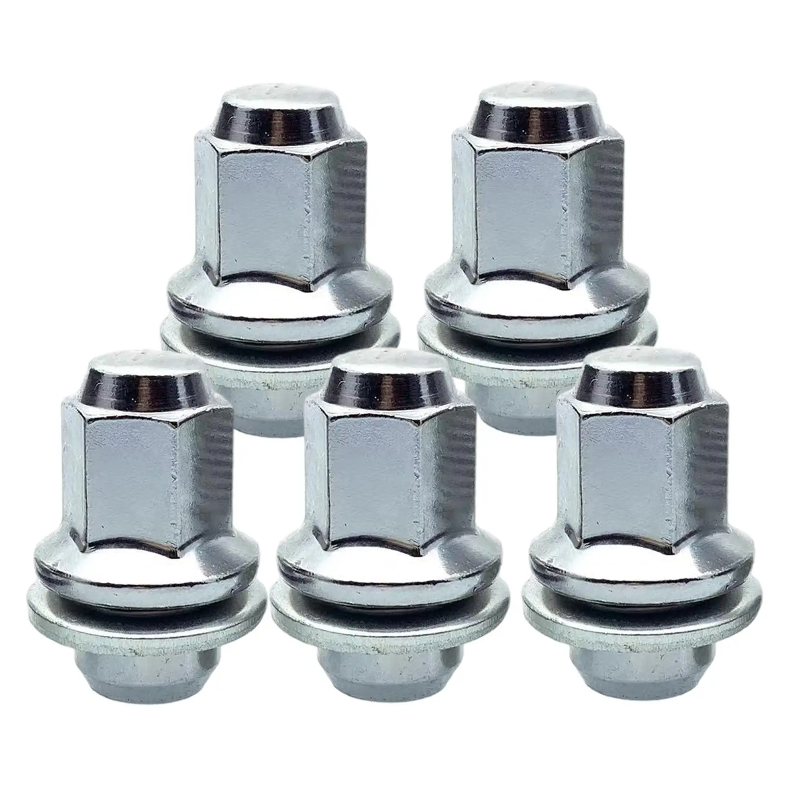 5Pcs Car Wheel Lug Nut Set Stainless Steel Fit for Jaguar XF XJ C2C35294 M12 x 1.5 Wheel Tire Lug Nut Parts Replace